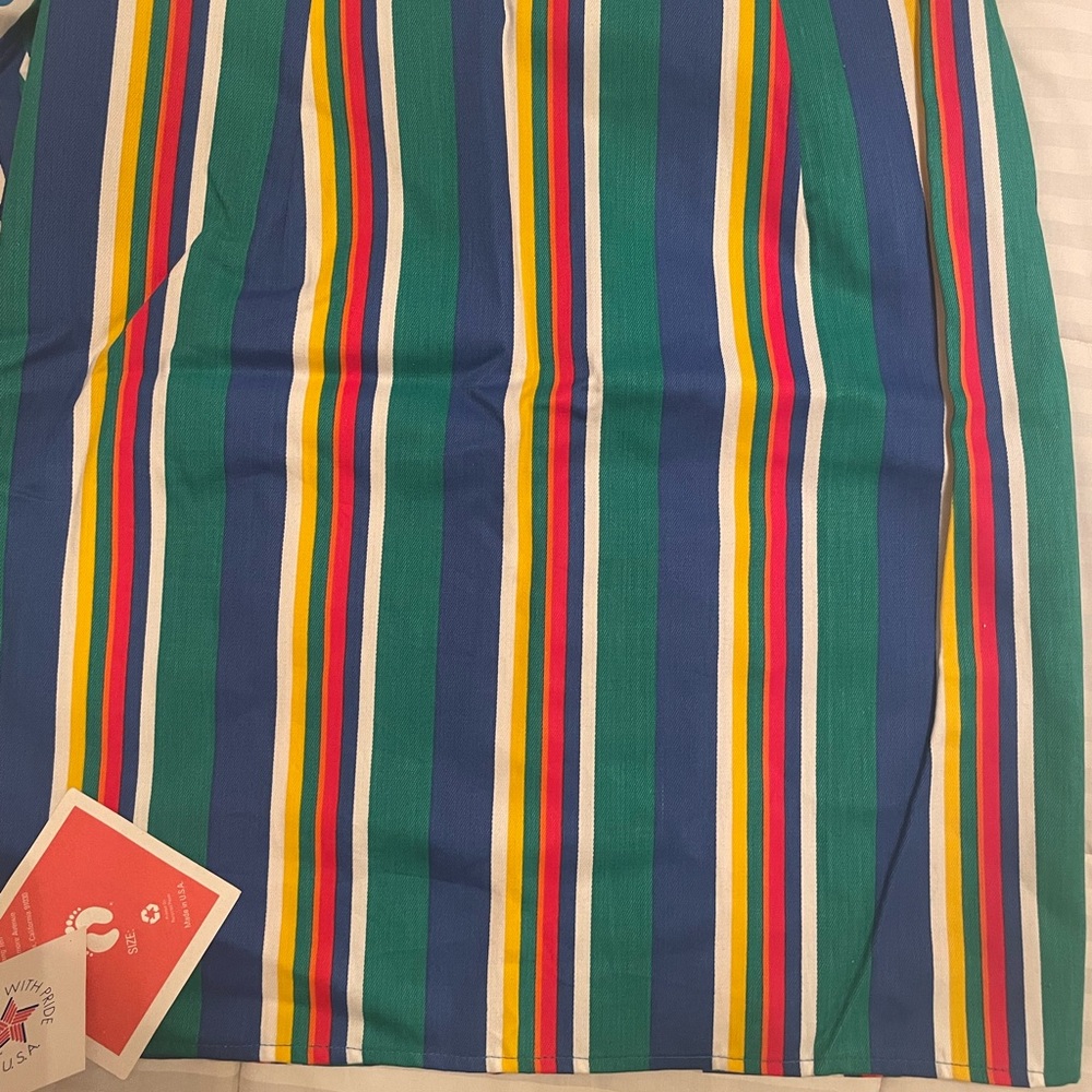 NWT Vintage Hang Ten Wrap Around Skirt 100% Cotton Made in the USA Size L - Picture 9 of 14